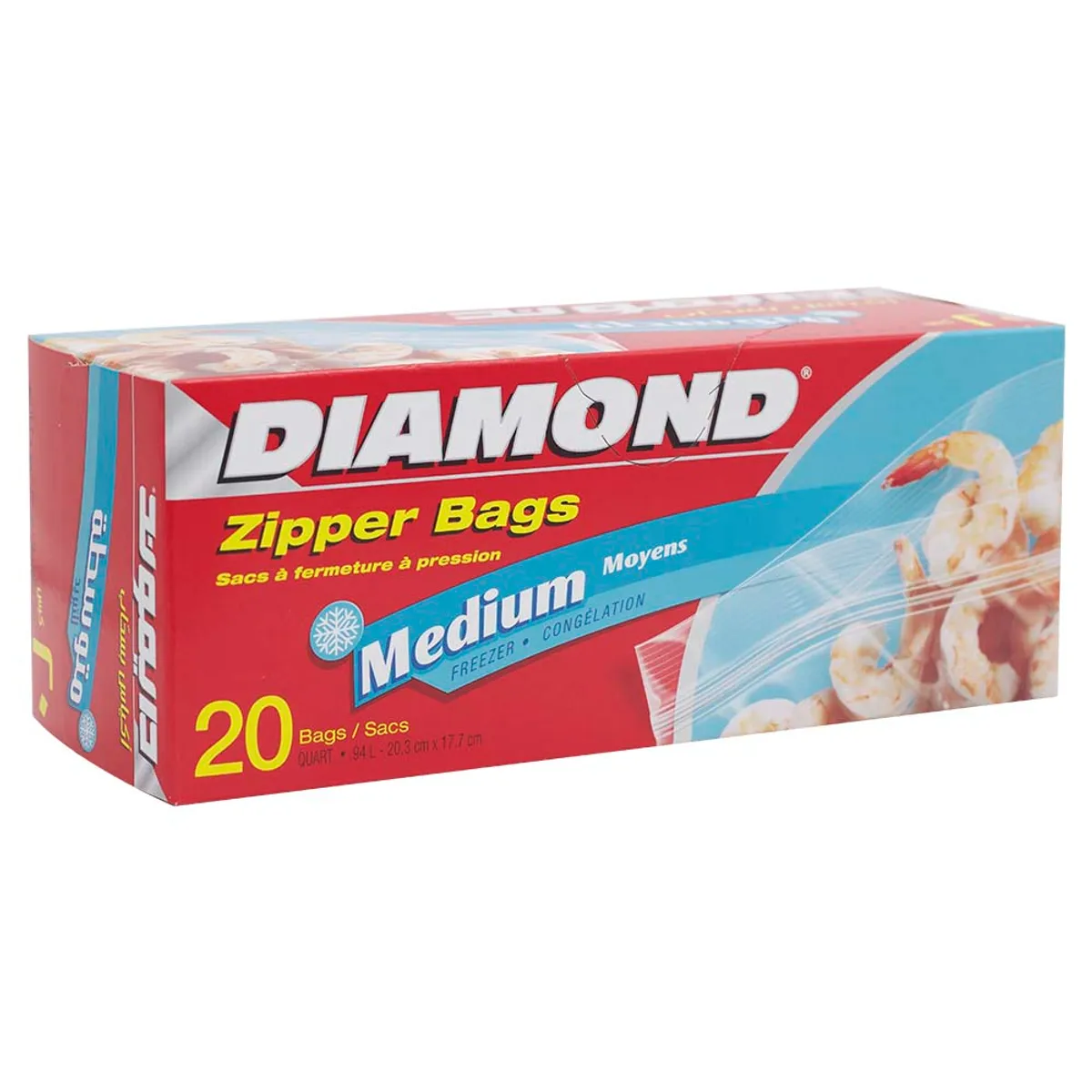 Diamond Zipper B Freezer Medium 20s