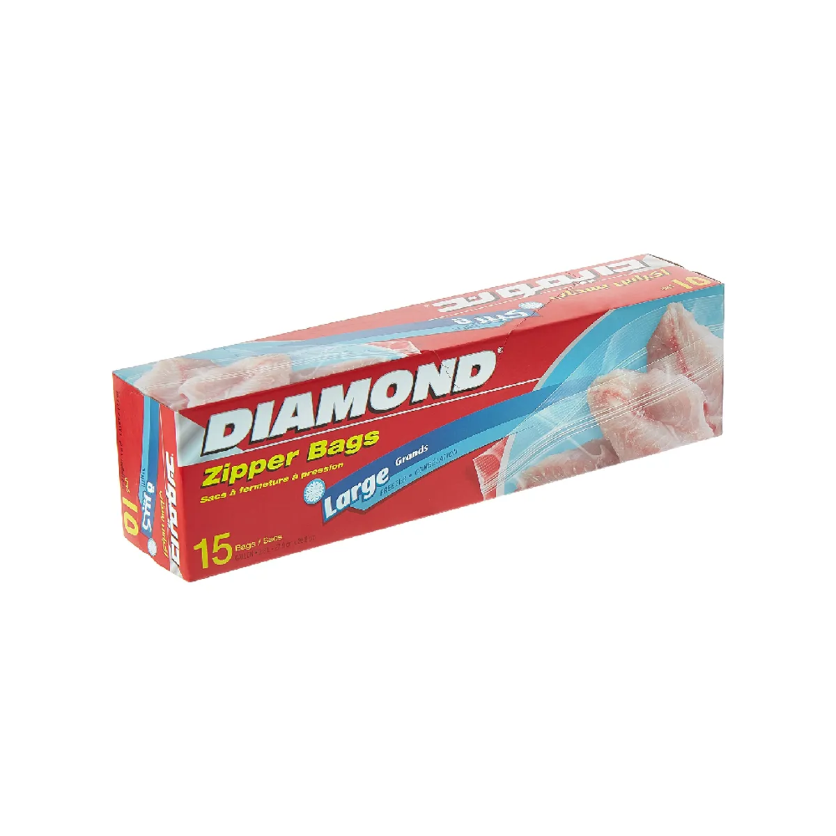 Diamond Zipper B Freezer Lrg 15s