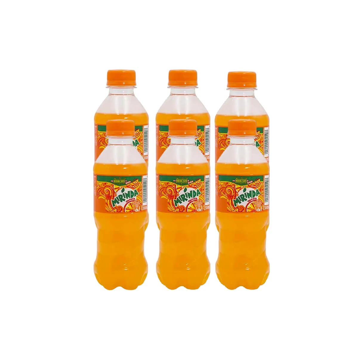 Mirinda Orange Flavour Carbonated Soft Drink 6x298ml