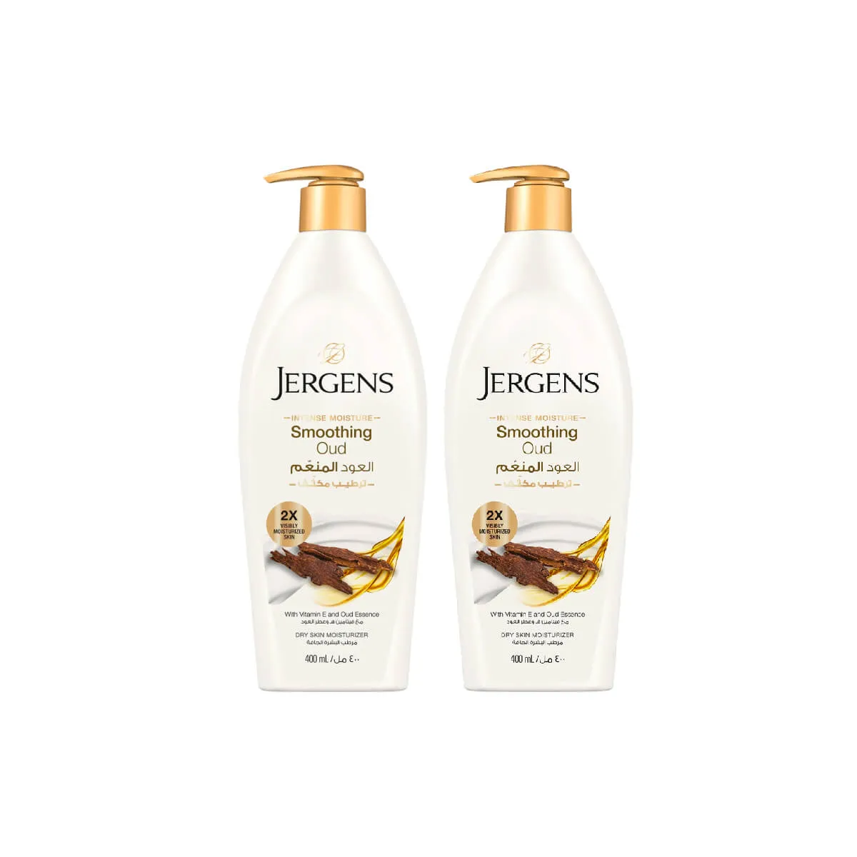 Jergens Smoothing Oud Body Lotion 2x400ml