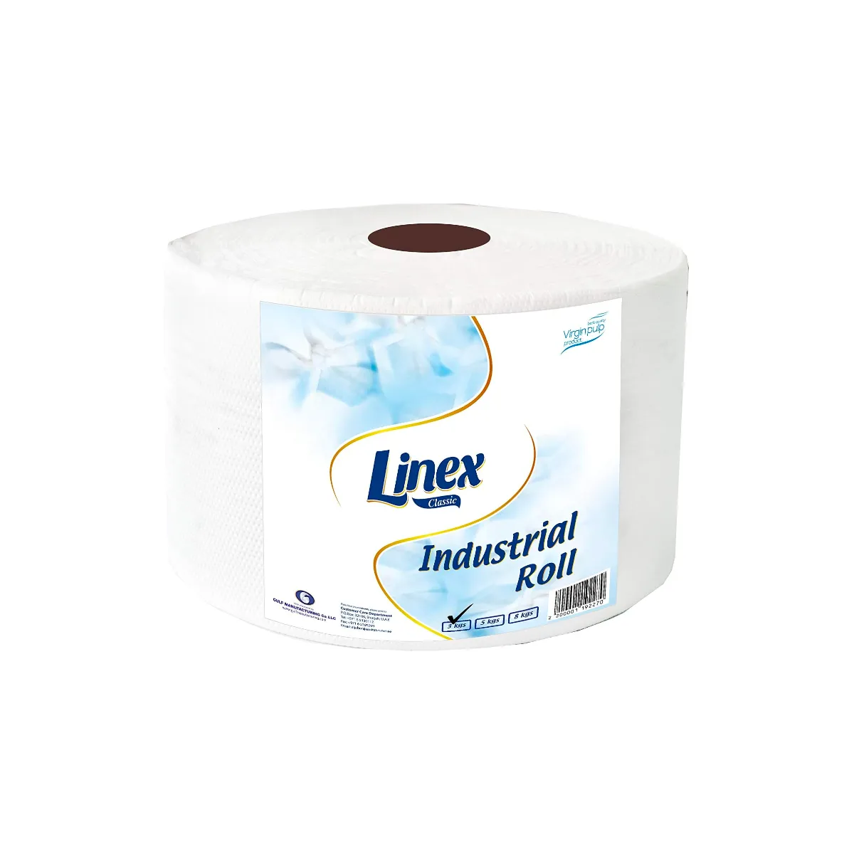 Linex Classic Industrial Tissue Roll 2Ply 3kg