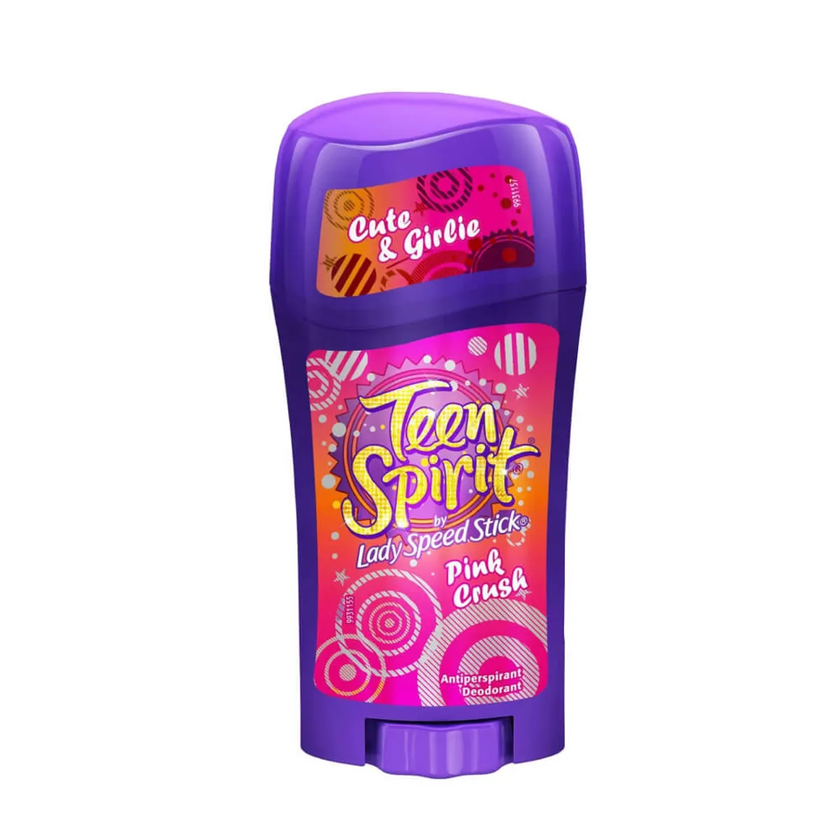 Lady Speed Stick Cute And Girlie Teen Spirit Pink Crush Anti-Perspirant Deodorant 65g