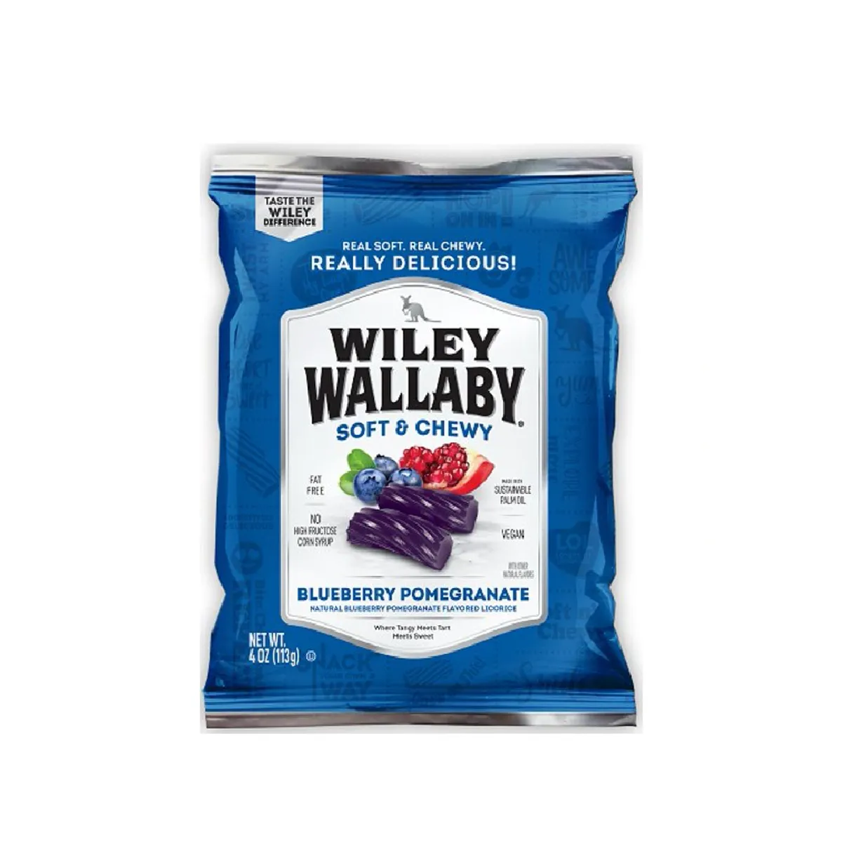 Wiley Wallaby Blueberry Pomegranate Licorice 113gm