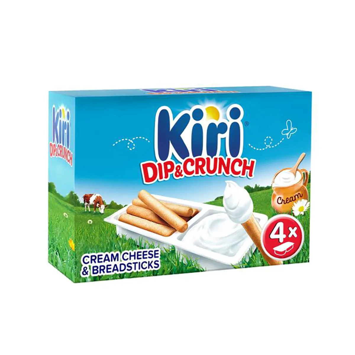 Kiri Dip & Crunch Cream Cheese+Brdsticks 4s 140G