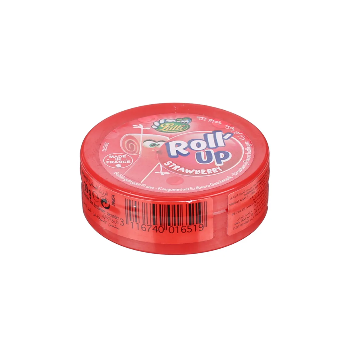 Lutti Roll Up Strawberry 29gm