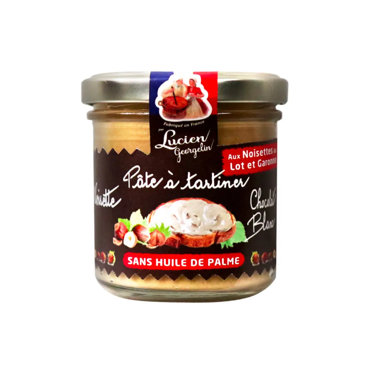 Lucien Georgelin Hazelnuts & White Chocolate Spread 150g