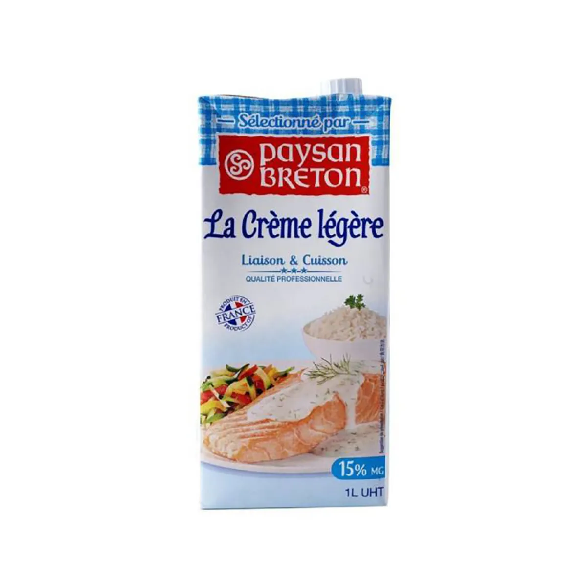 Paysan Breton Light Thickening & Cooking Cream 15% Fat 1L