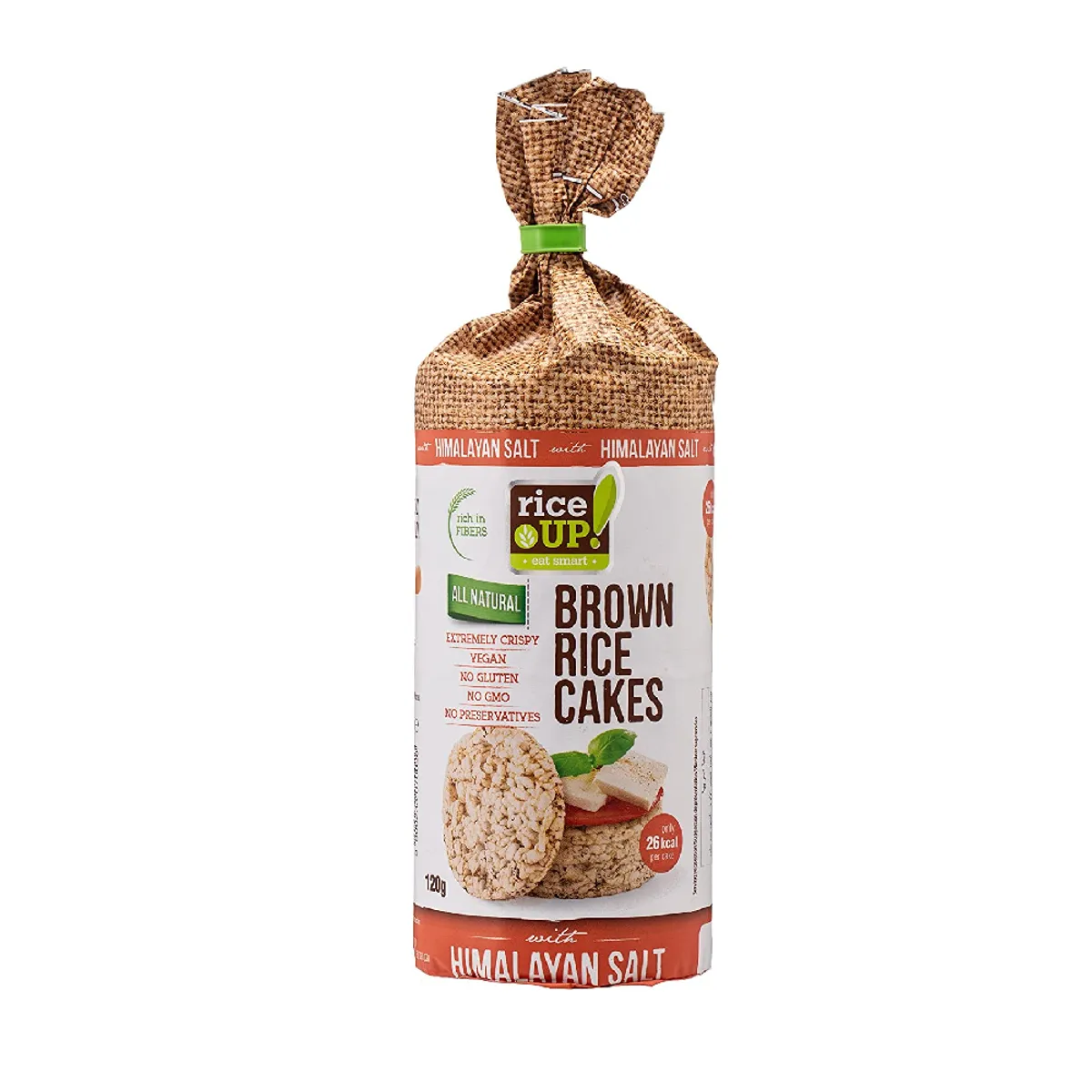 Rice Up Brown Rice Cakes Himalayan Salt 120gm