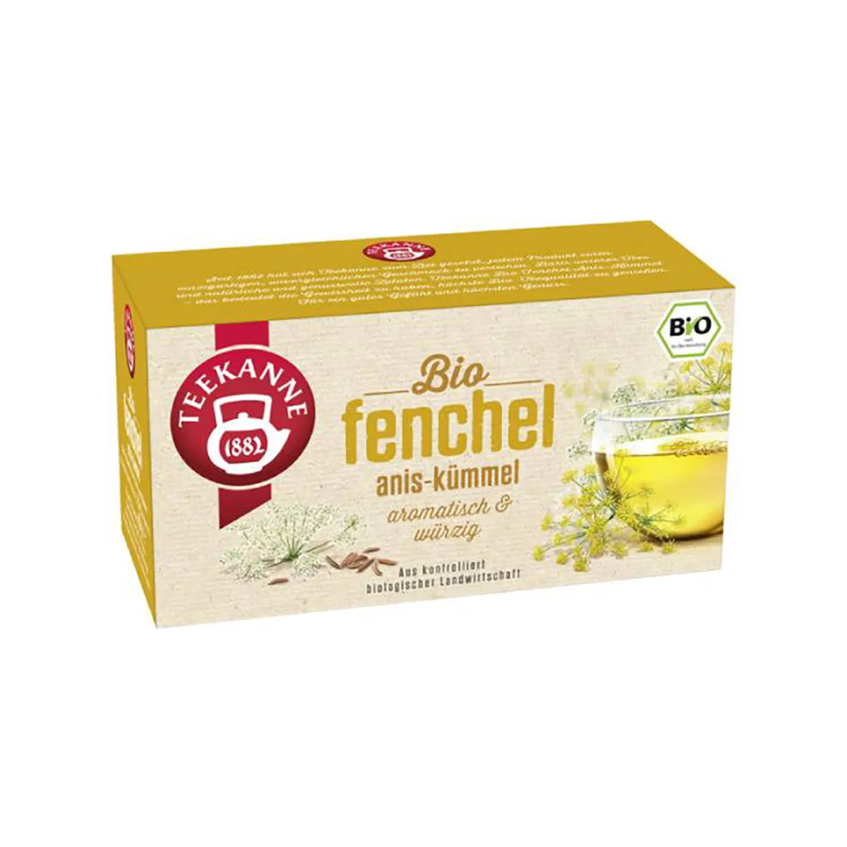Teekanne Bio Tea Fennel 2.50Gx18s