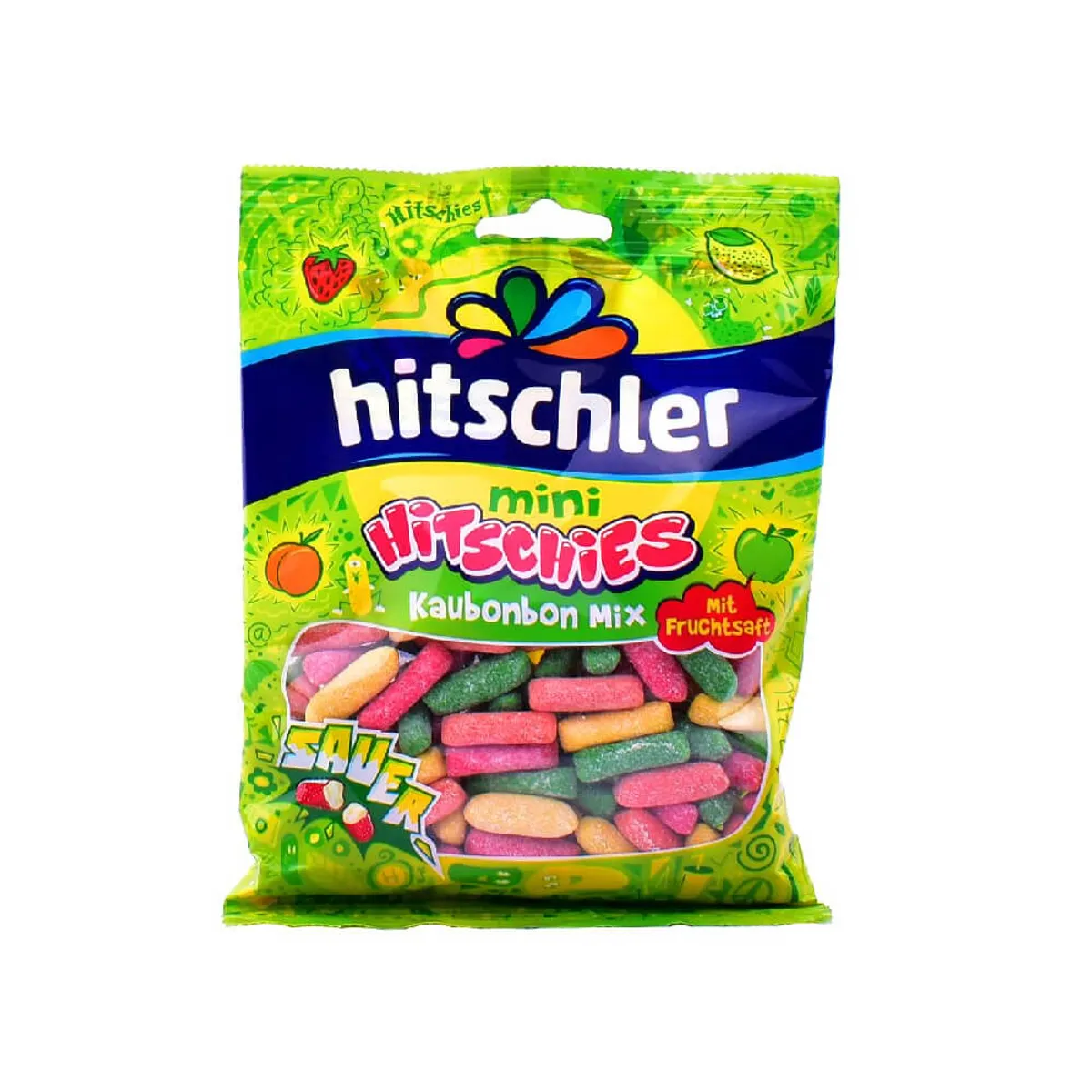 Hitschler Mini Hitschies Sour Chewy Candy Mix 125gm