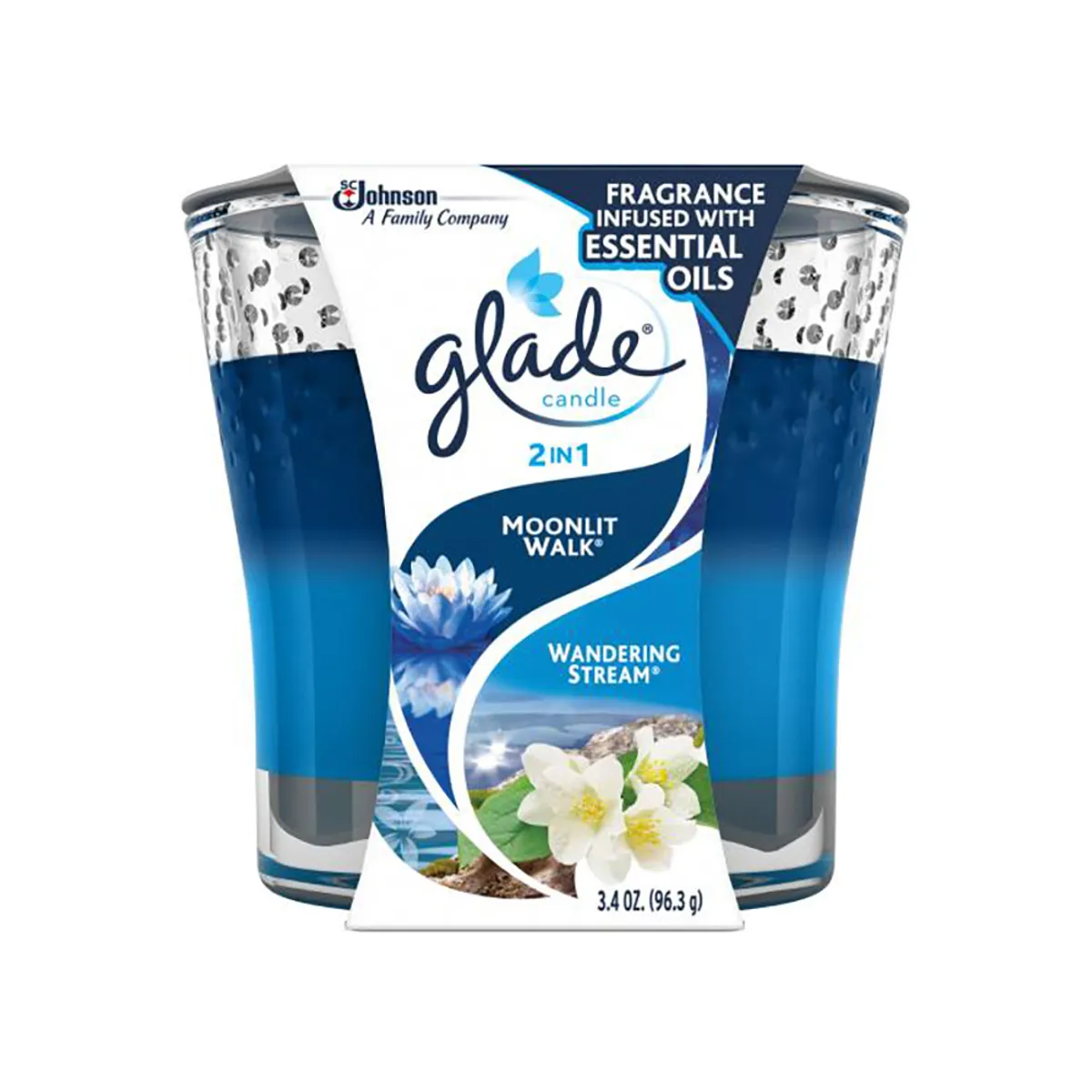Glade Candle 2In1 Moonlit Walk 3.4oz