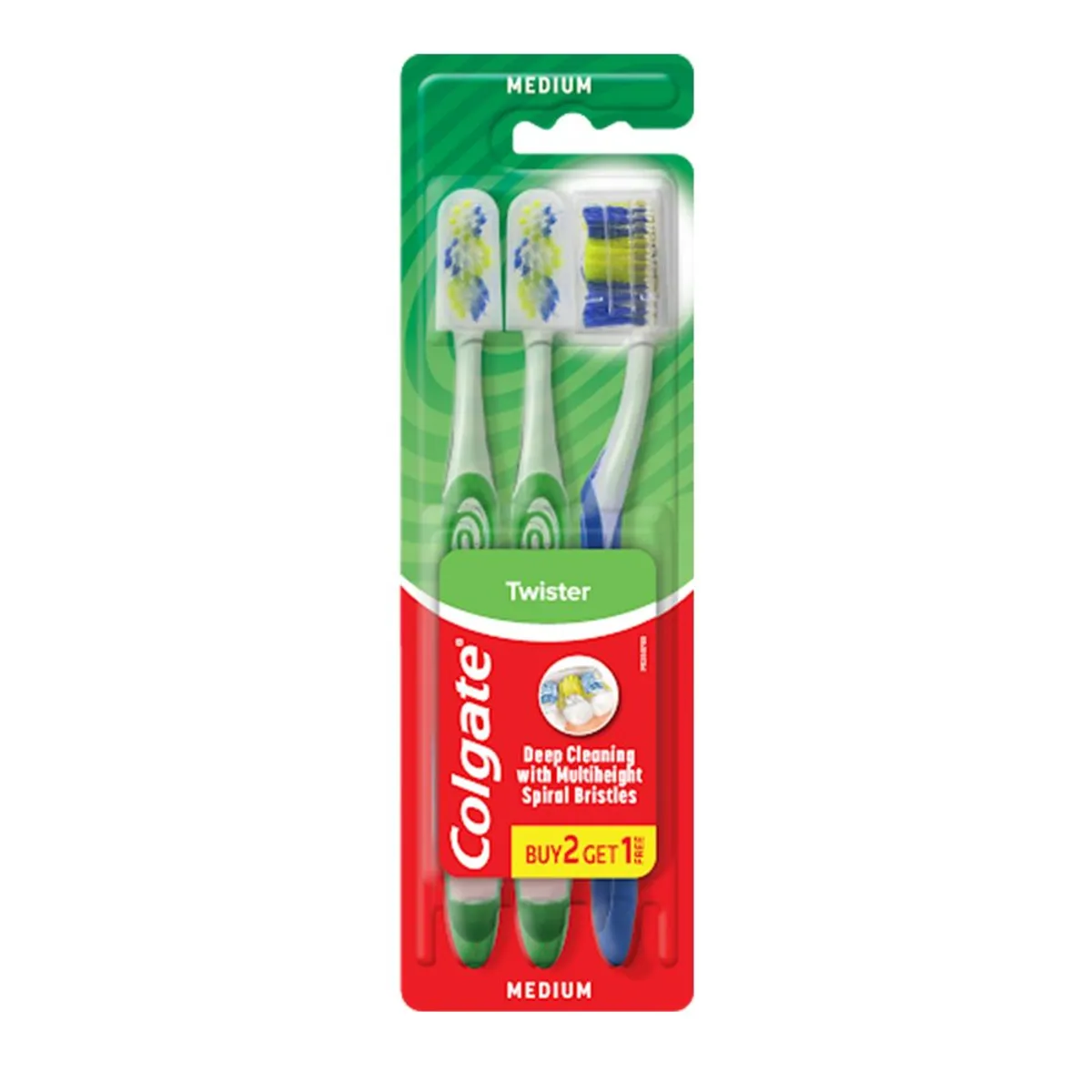 Colgate T/brush Twister Medium 3's @ 33% Off