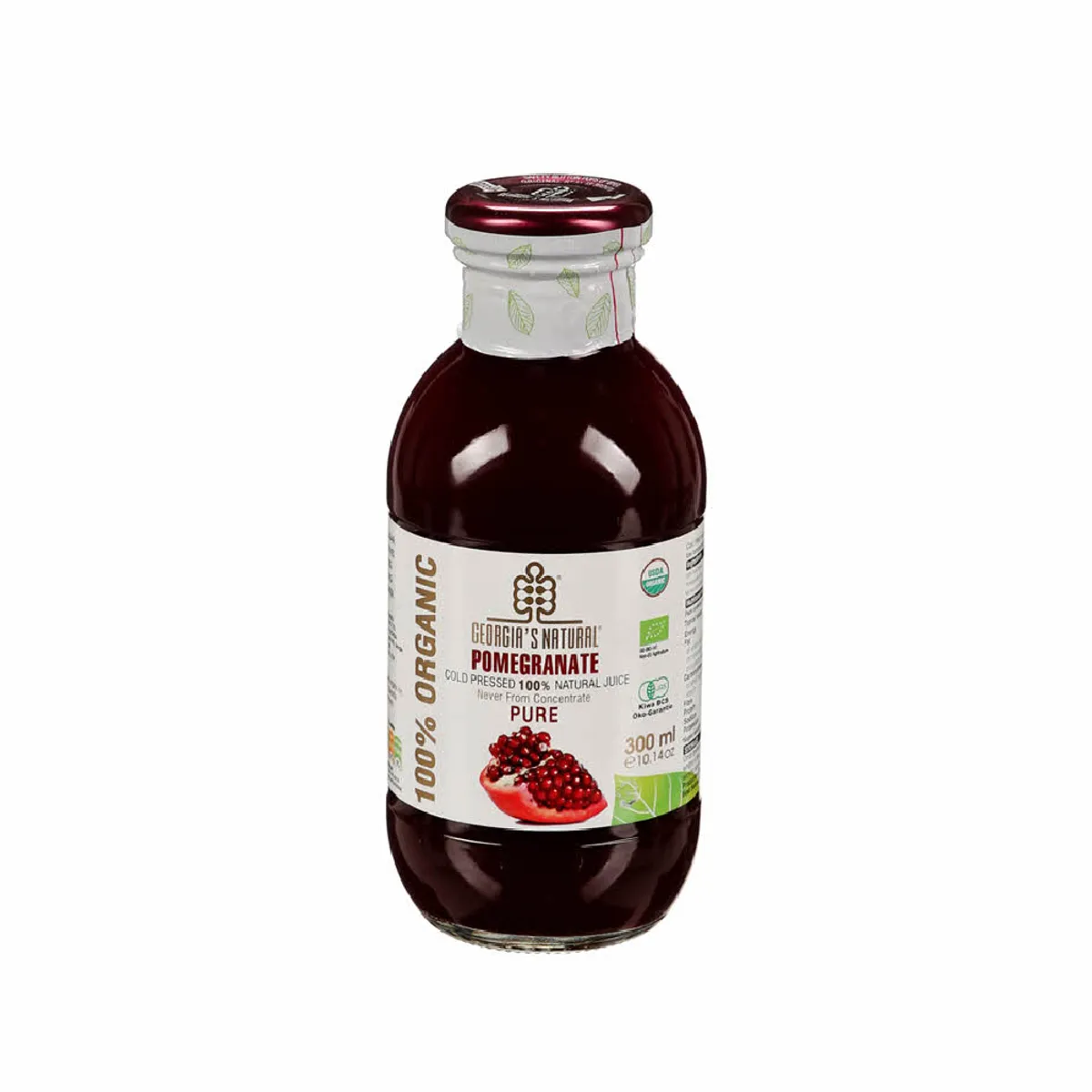Georgia's Natural Organic Cold Pressed Pomegranate Juice