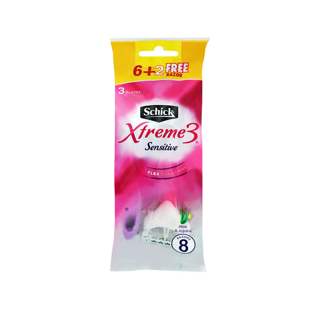 Schick Razor Women Xtreme3 Sensitive (6+2)
