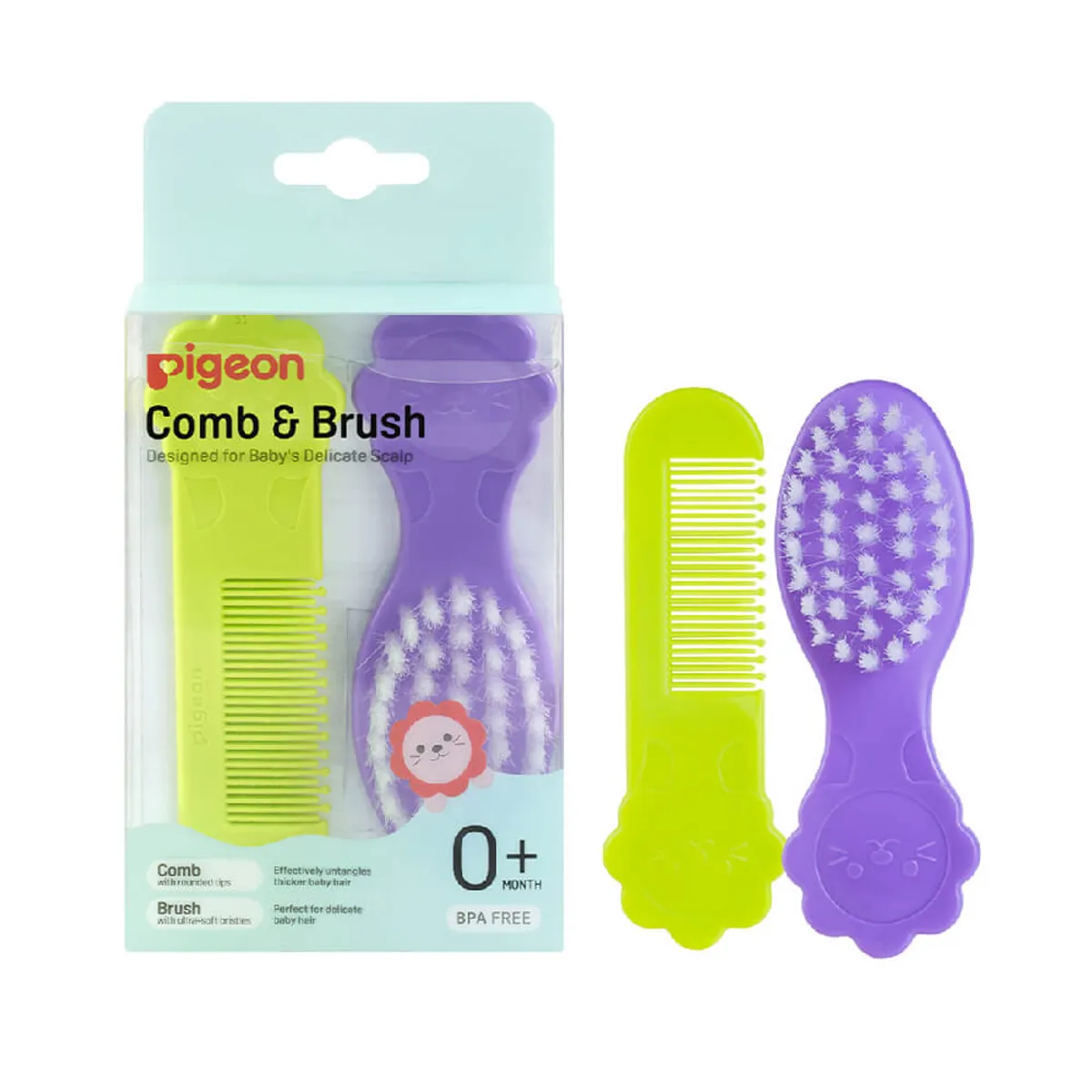 Pigeon Comb & Hair Brush Set