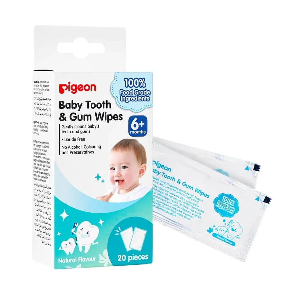 Pigeon Baby Tooth & Gum Wipes 20s