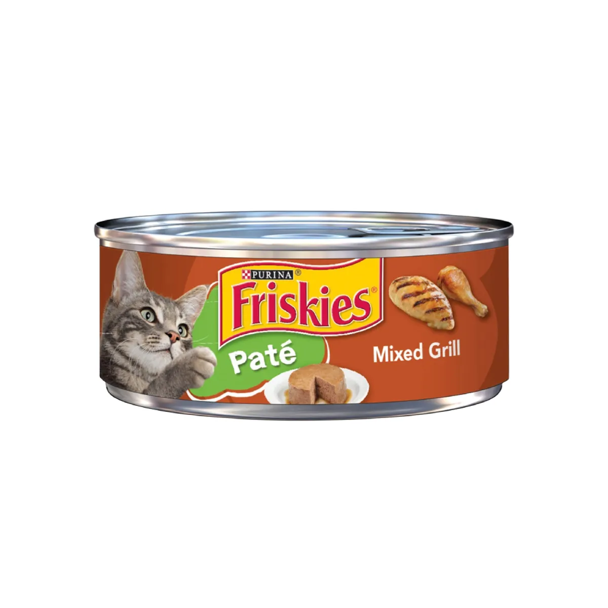 Purina Friskies Pate Mixed Grill Wet Cat Food 156gm