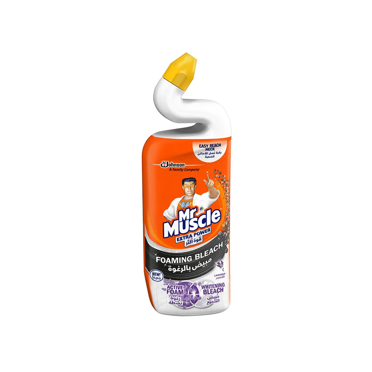 Mr. Muscle Toilet Foaming Bleach Lavender 750ml