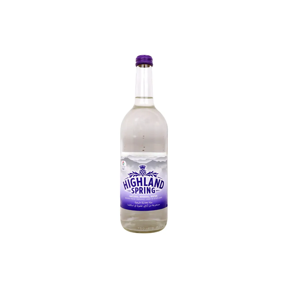 Highland Spring Natural Mineral Water 750ml