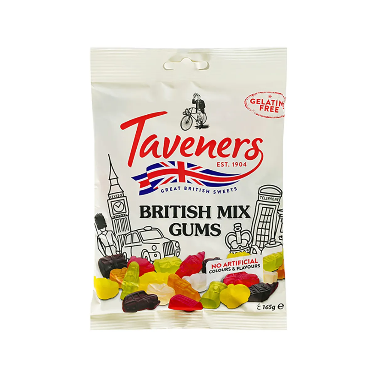 Taveners British Mix Jelly 165G