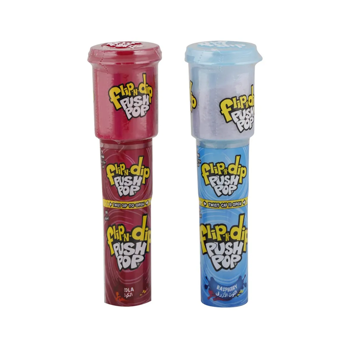 Bazooka Flip Dip  Cola & Raspberry Candy 25G
