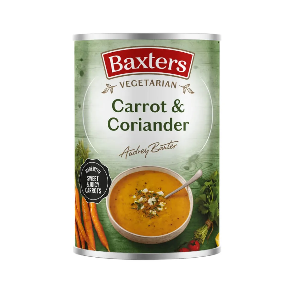 Baxters Vegetarian Carrot & Coriander Soup 400gm