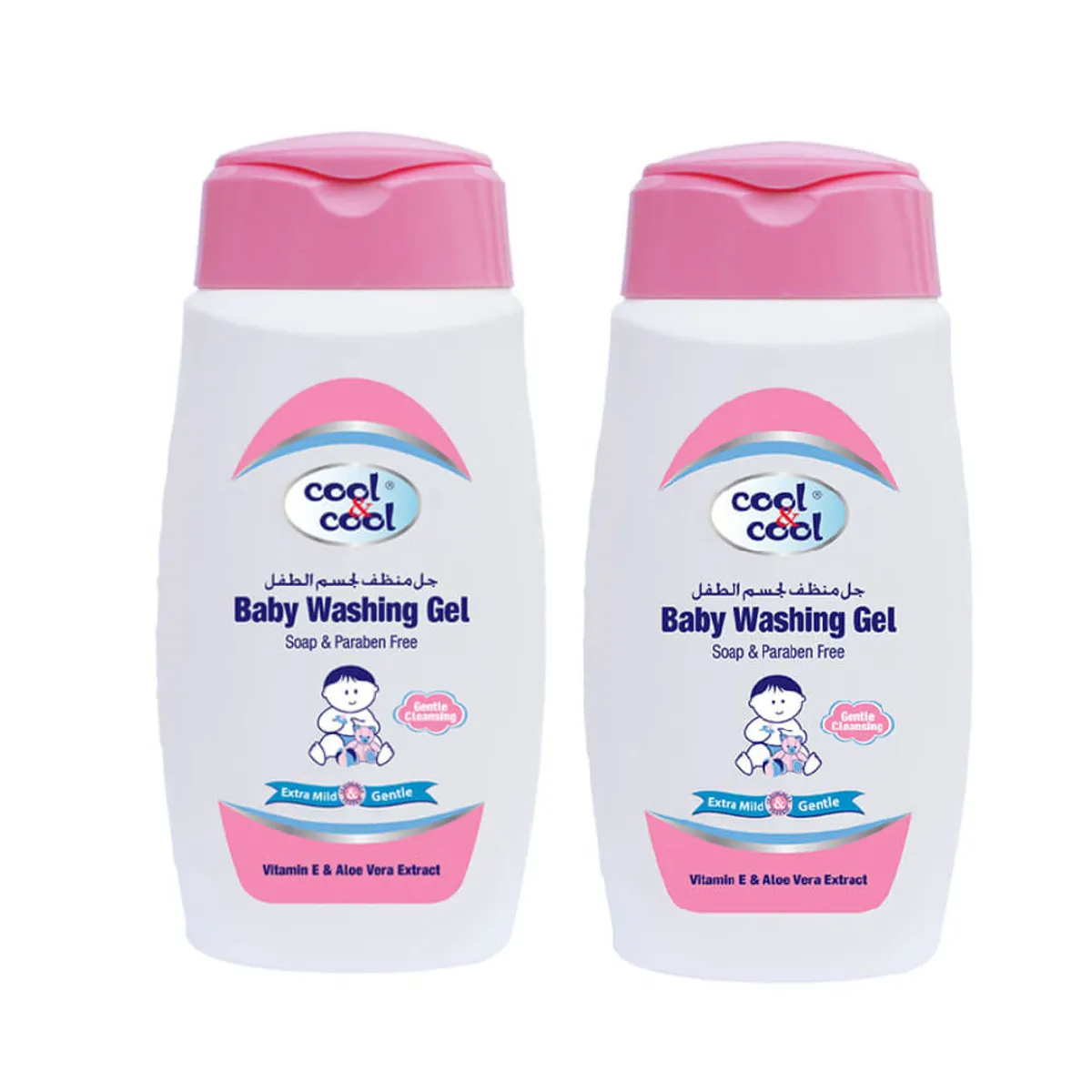Cool & Cool Baby Washing Gel 2x250ml