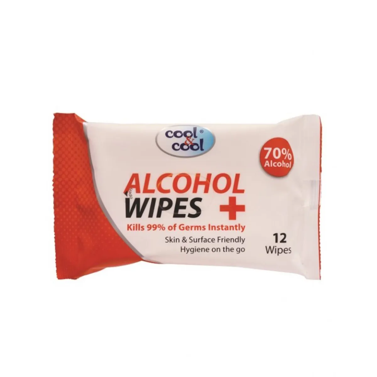 Cool & Cool Alcohol Wipes 12s