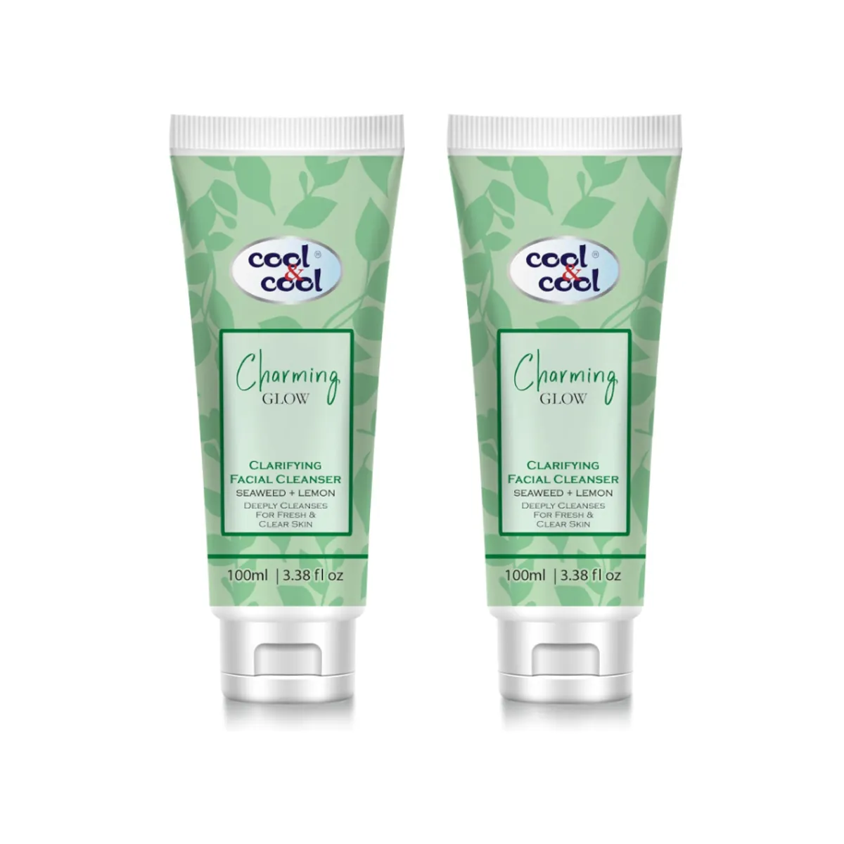 Cool & Cool Charming Glow Facial Cleanser 2x100ml
