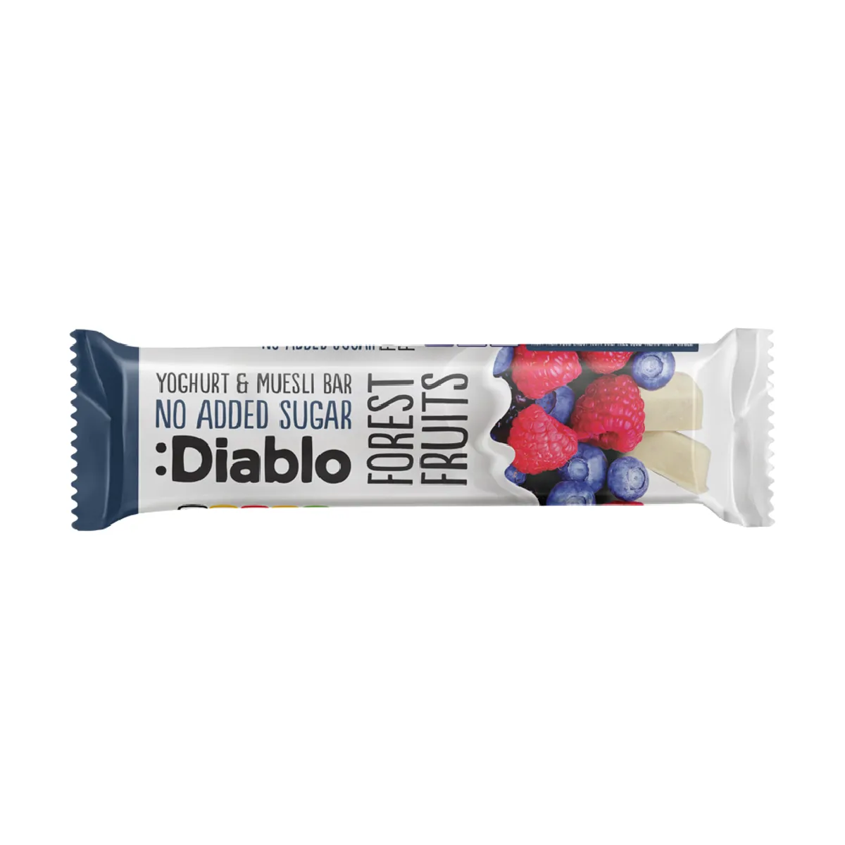Diablo Yoghurt & Muesli Forest Fruits Bar No Added Sugar 30gm