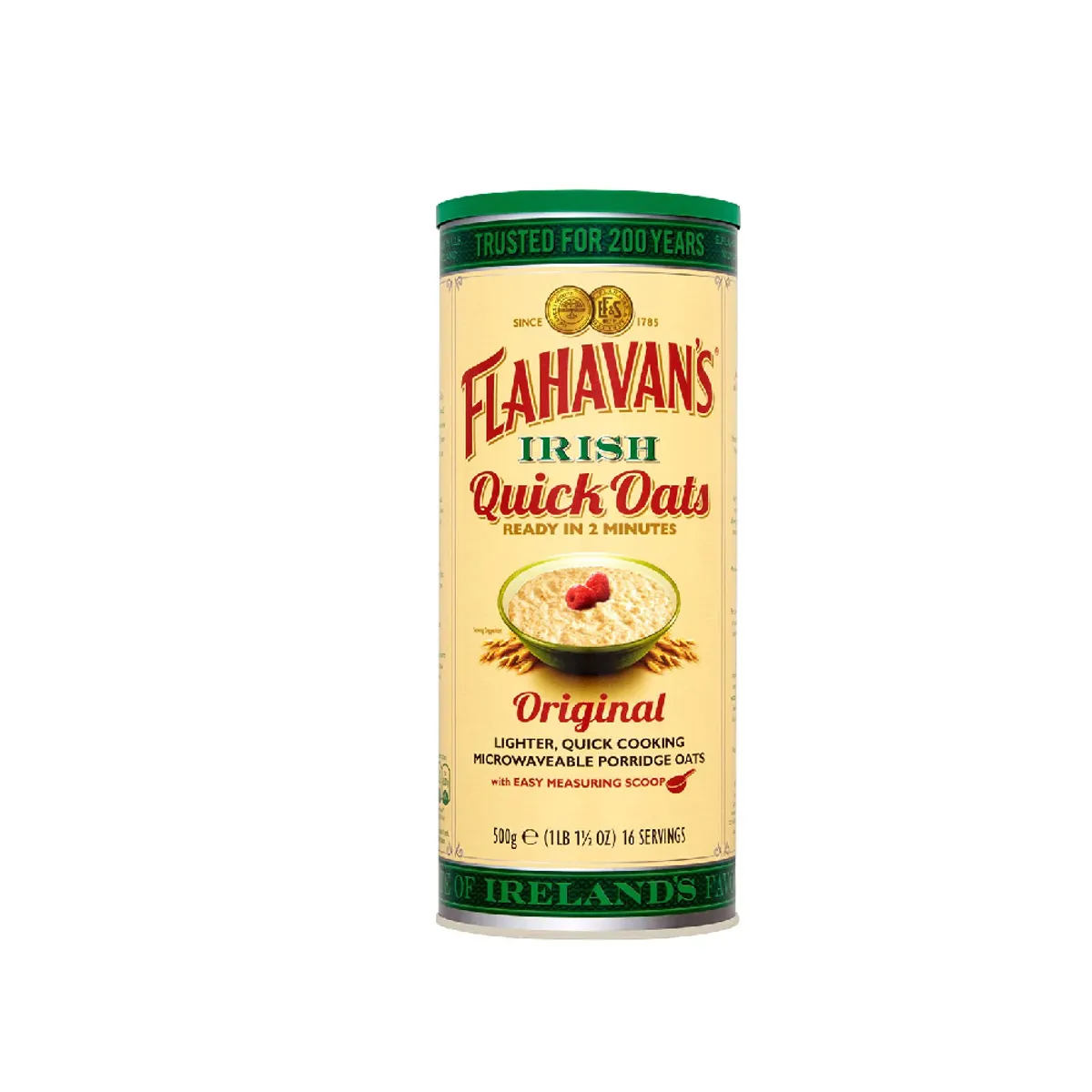 Flahavans Irish Oats Drum 500G