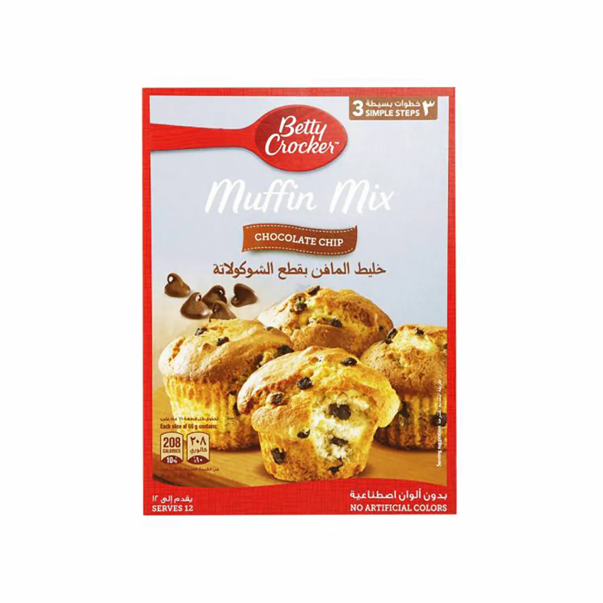 Betty Crocker Muffin Mix Chocolate Chip 500G