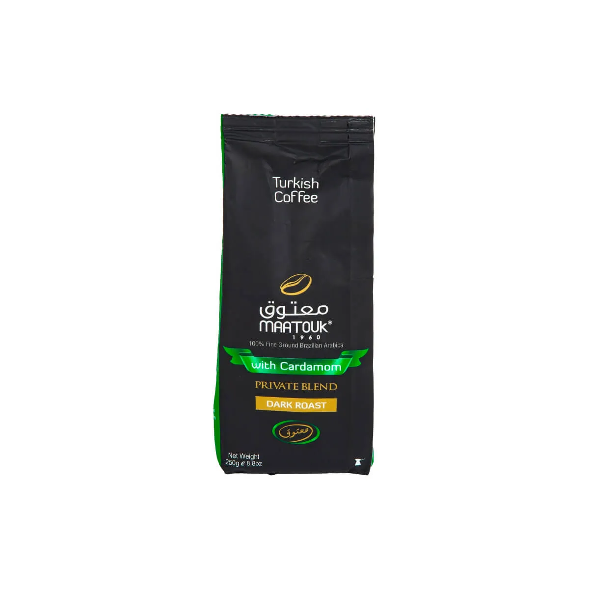 Maatouk Private Blend Cardamom Dark Roast Turkish Coffee 250g