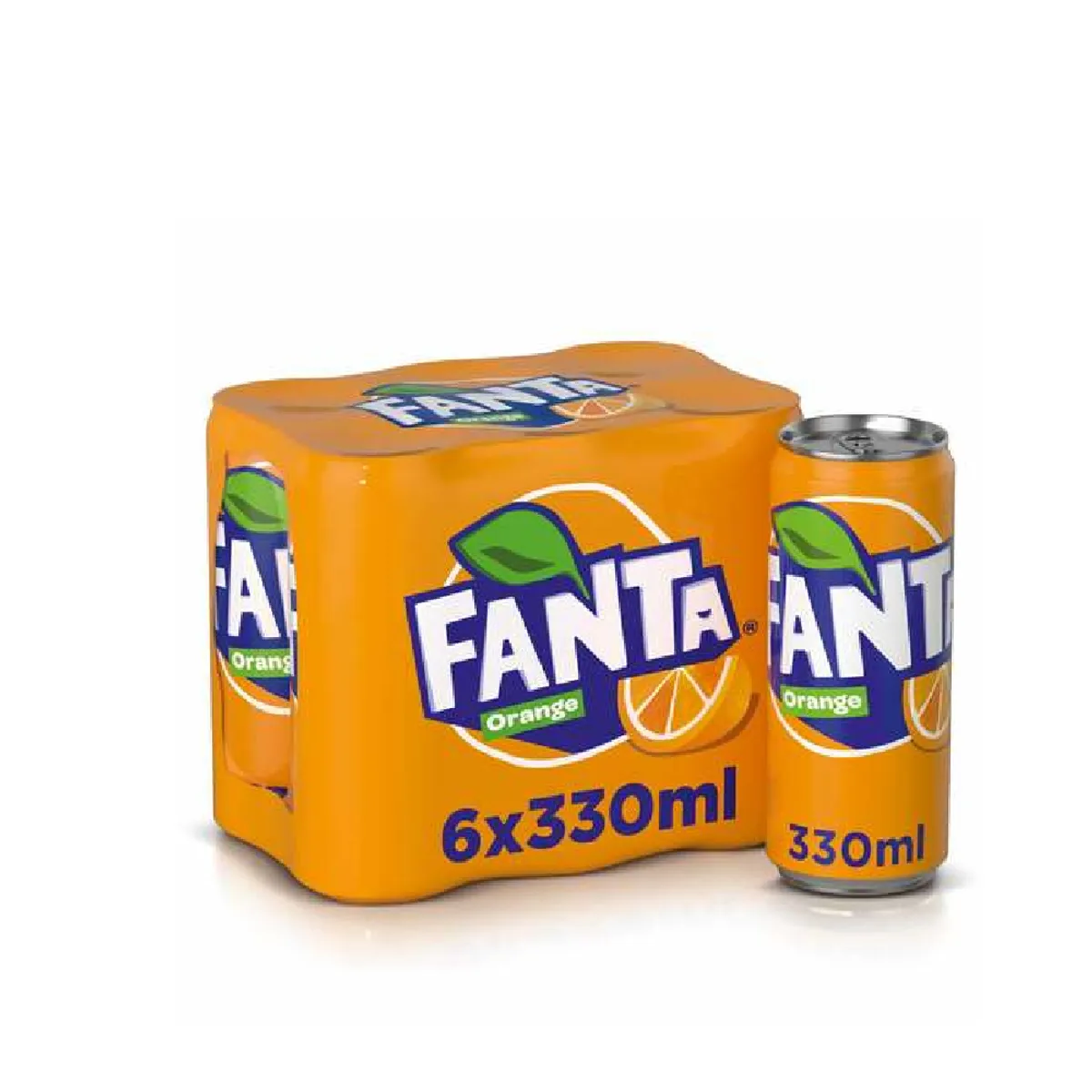 Fanta Orange Can 330mlx6