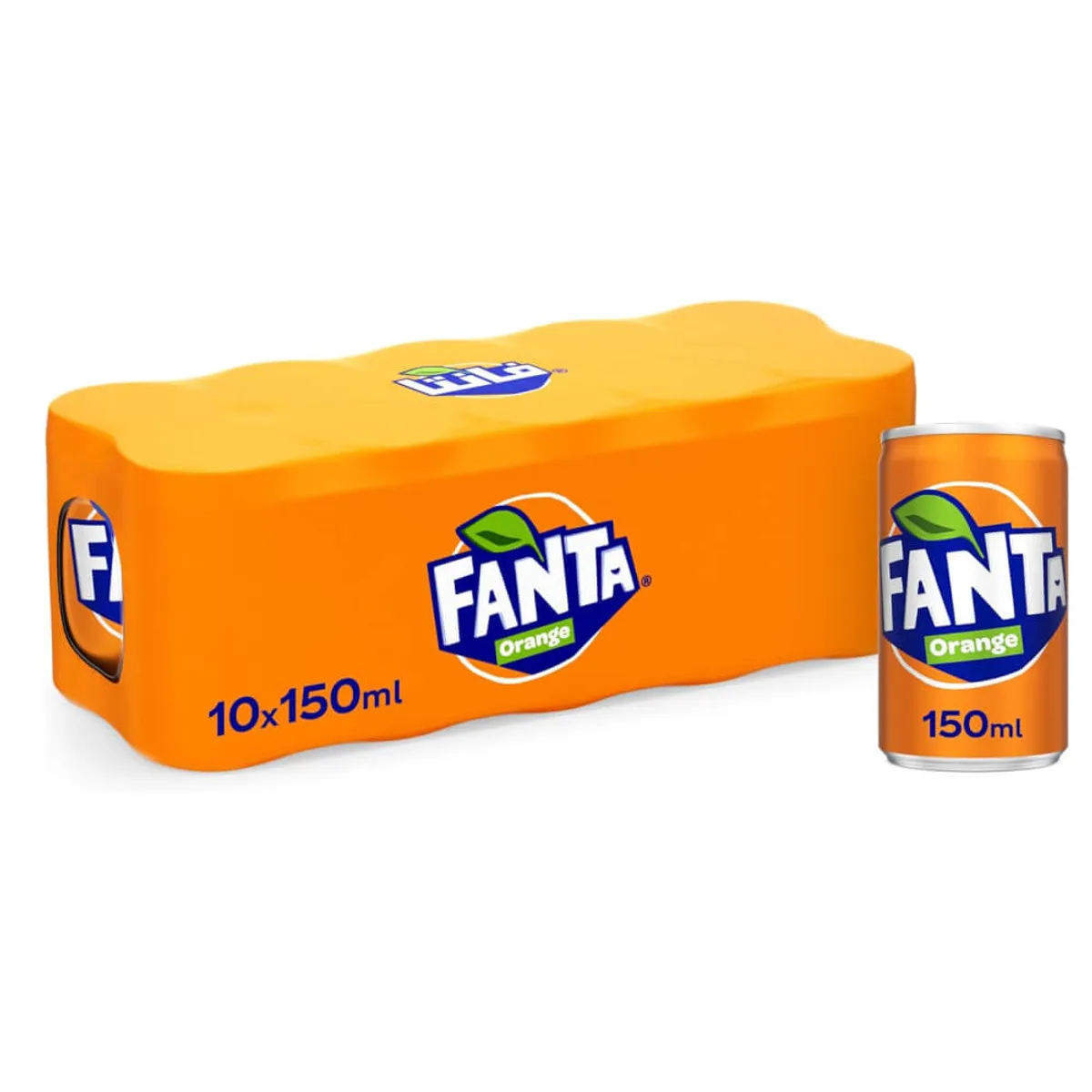 Fanta Orange Carbonated Soft Drink 10x155ml