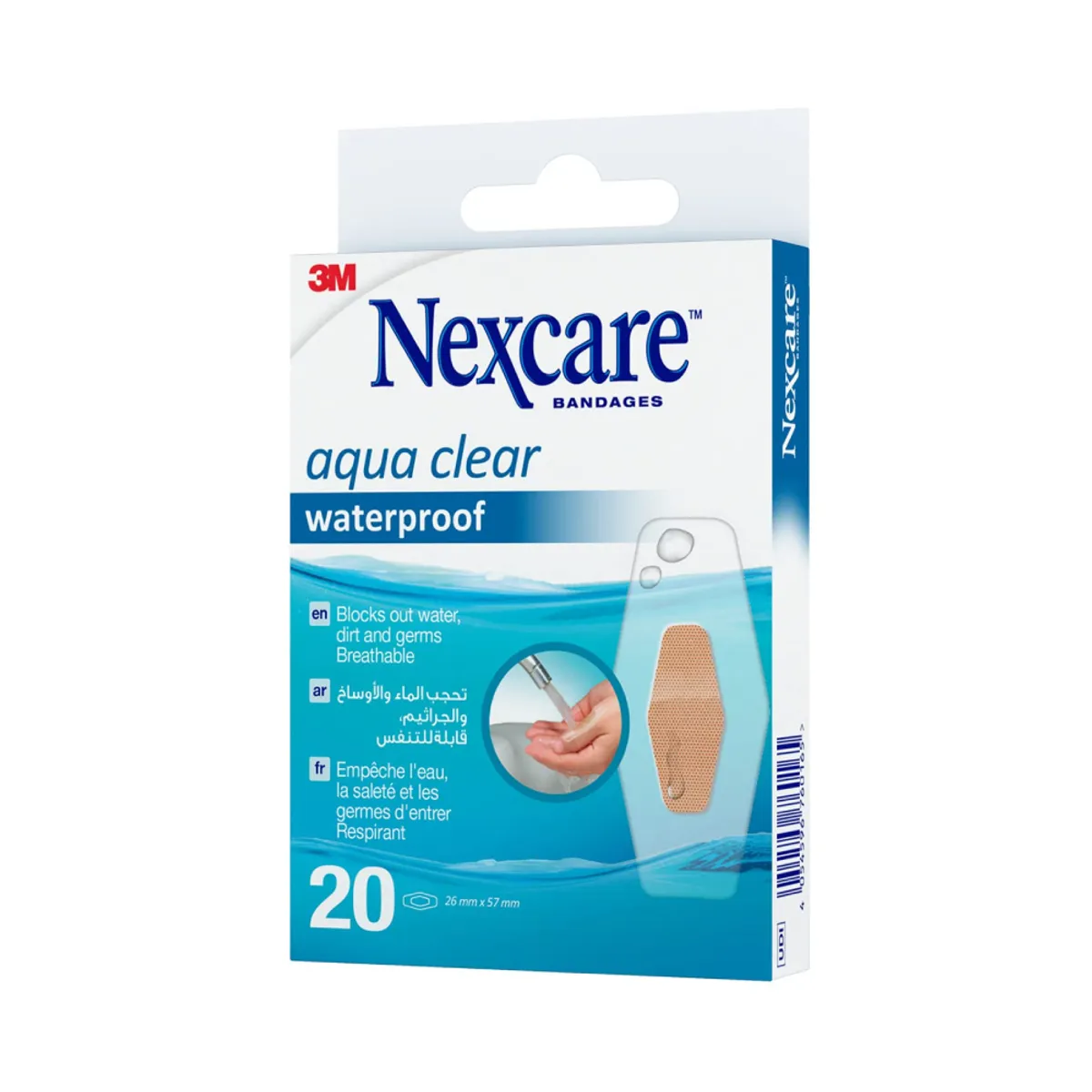 Nexcare™ Clear Waterproof Bandages 20's