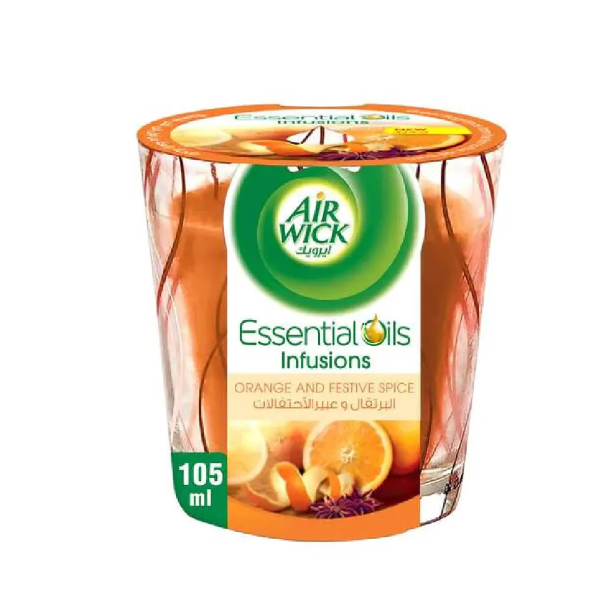 Airwick Candle Orange & Festive Spice 105ml