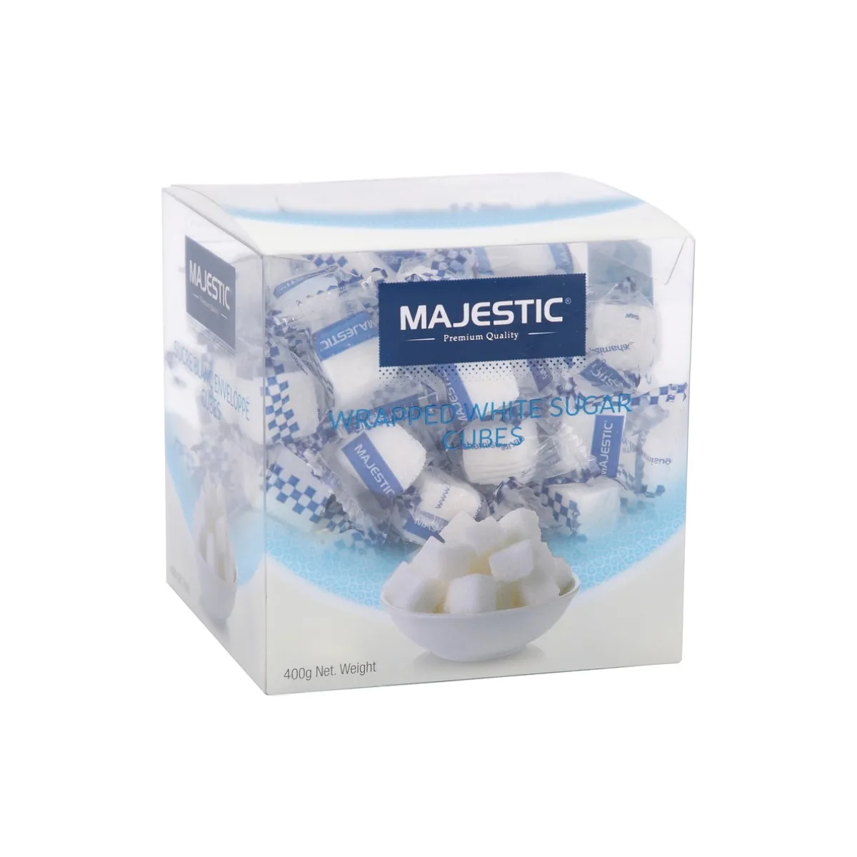 Majestic Wrapped White Sugar Cube 400g