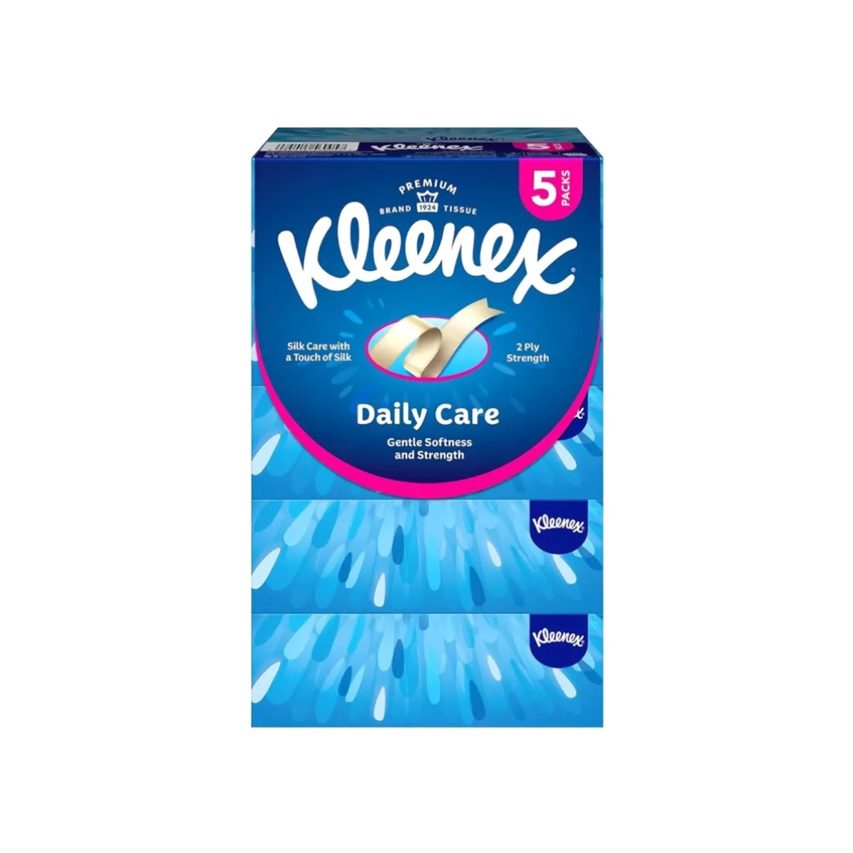 Kleenex Facial Tissue Daily Care 120s 5pc