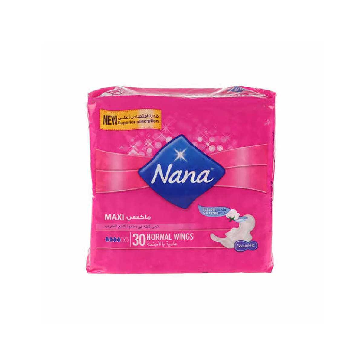 Nana Pads Maxi Normal Wings 30's