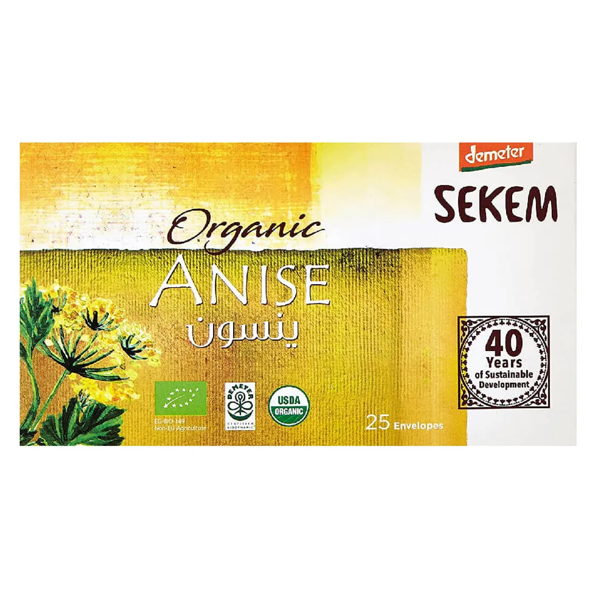 Sekem Organic Anise 25 Tea Bag 50gm