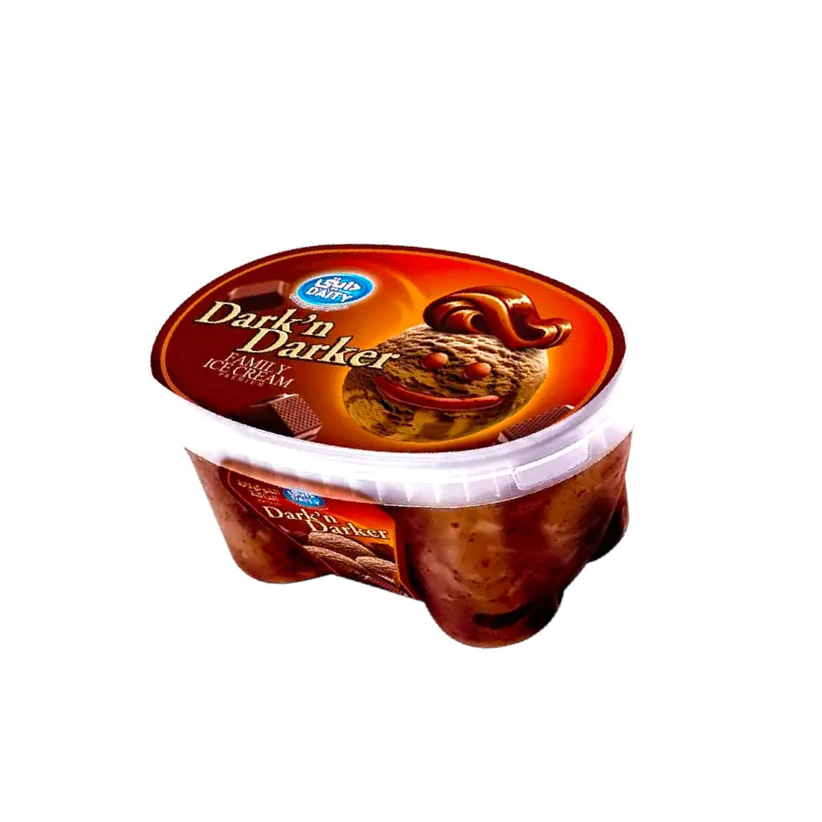 Daity Dark N Darker Chocolate Ice Cream 1L