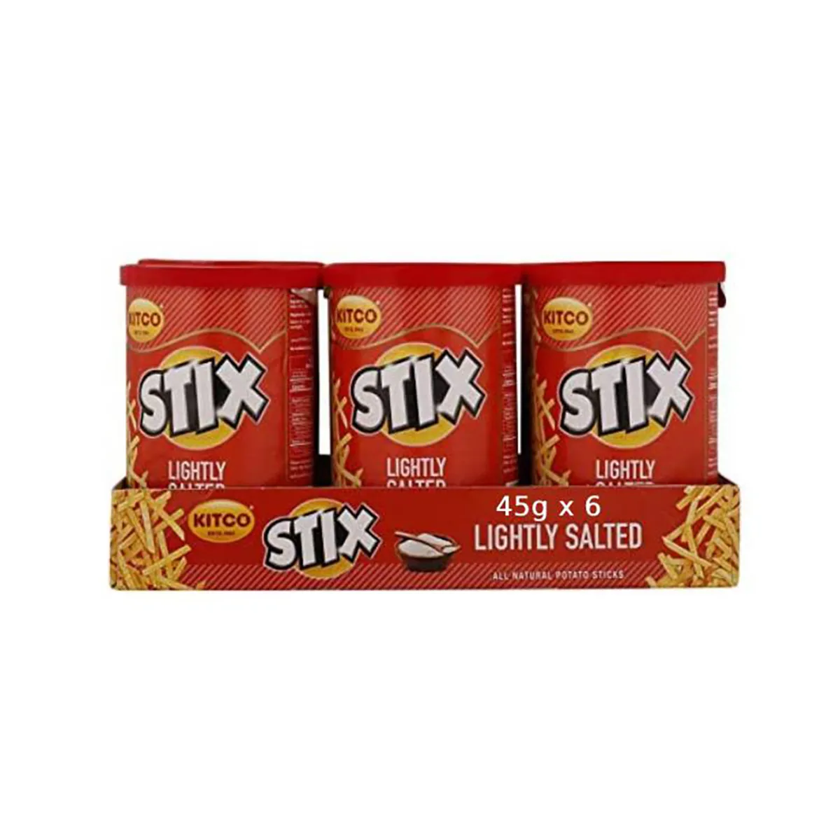 Kitco Stix Lightly Salted 45Gx6
