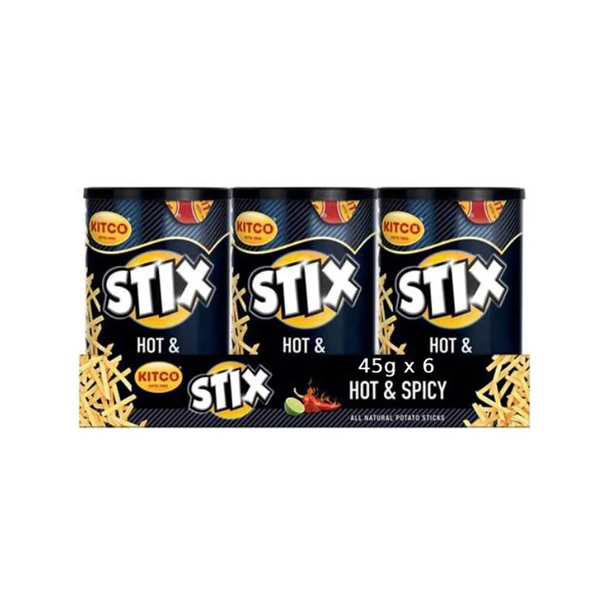 Kitco Stix Hot & Spicy 45Gx6