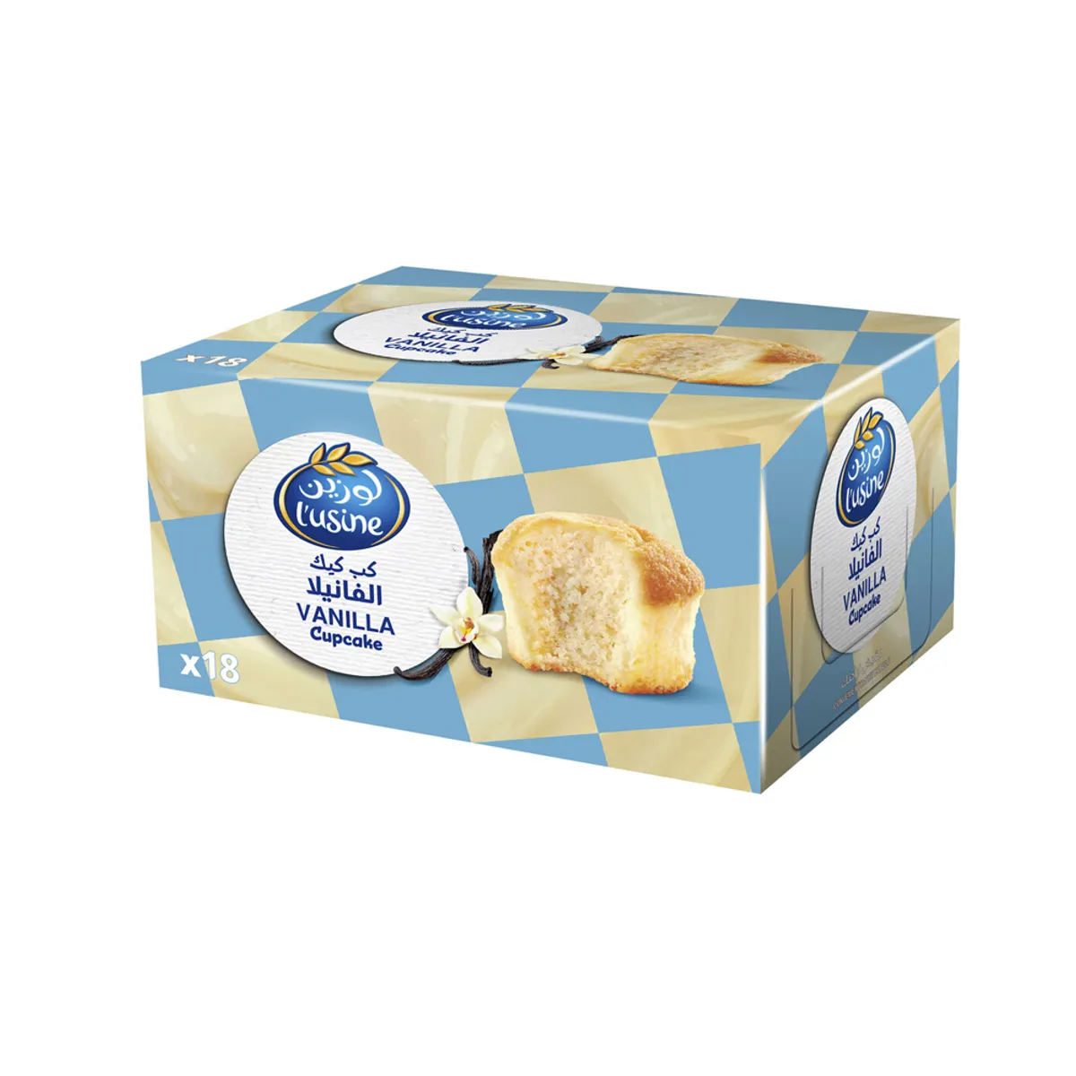 Lusine Cupcake Vanilla 30Gx18