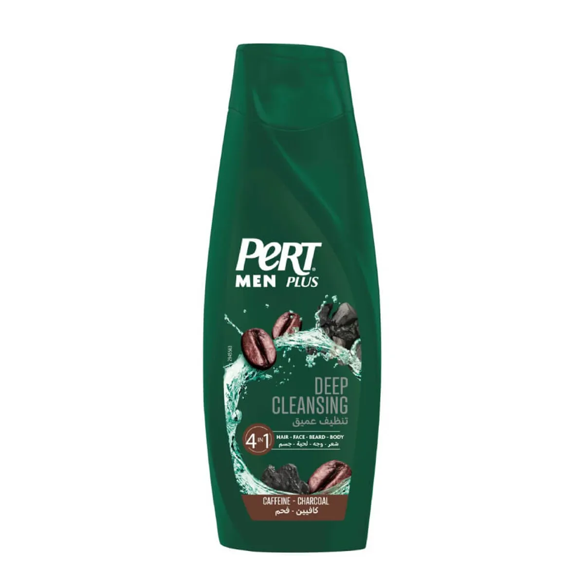 Pert Plus Men Deep Clean Caffeine & Charcoal 4 in 1 Shampoo 360ml
