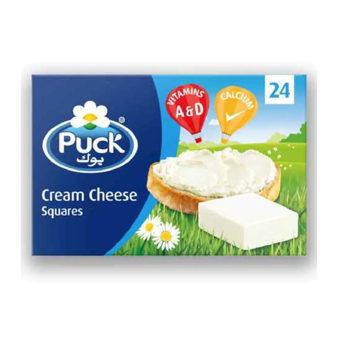 Puck Cream Cheese Squares 432Gm