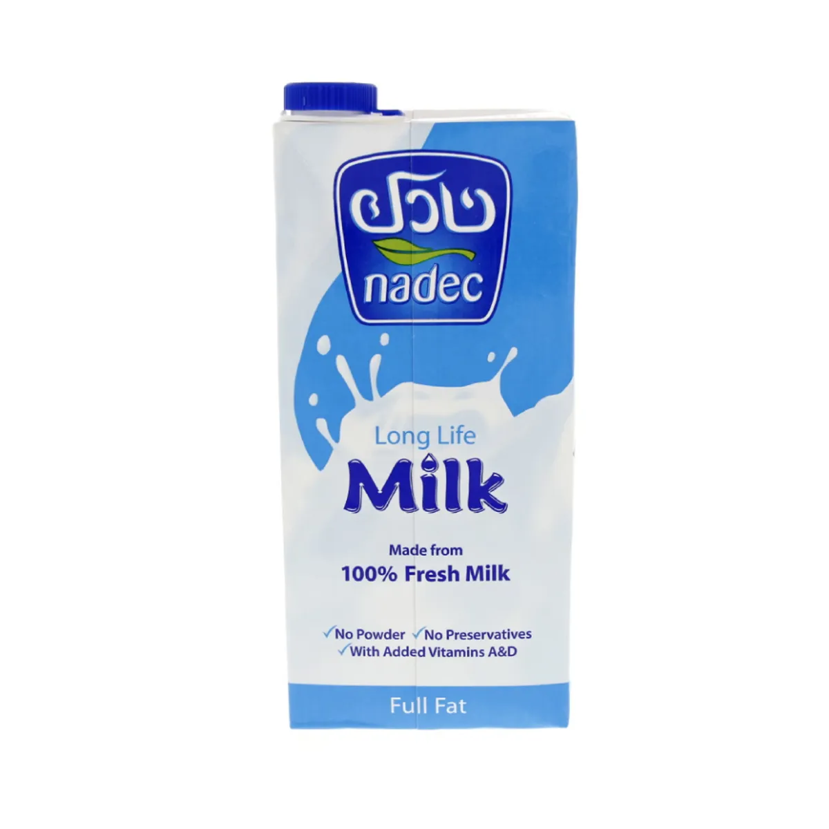 Nadec Full Fat Long Life Milk 1L