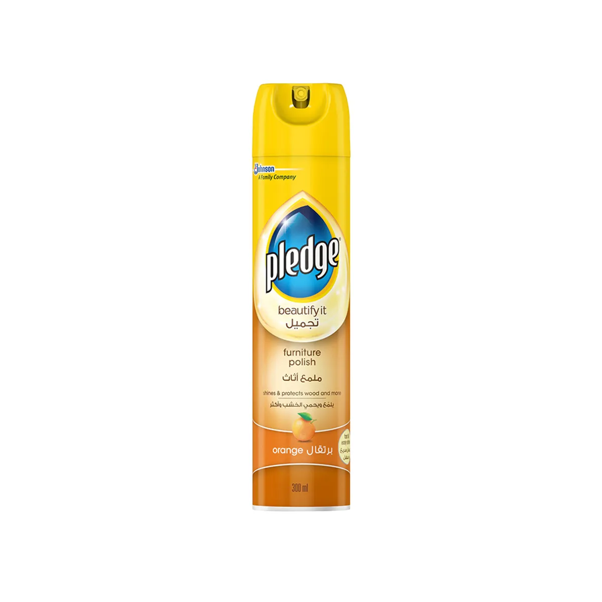 Pledge Furniture Polish Orange 300ml