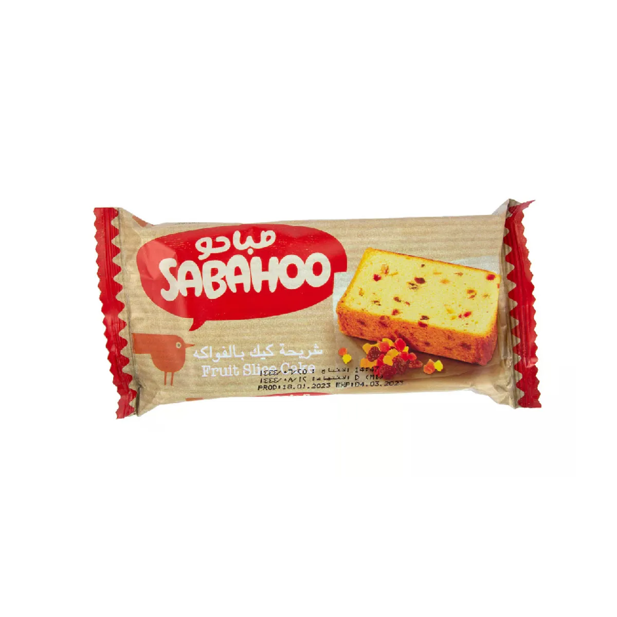 Sabahoo Fruit Slice Cake 90gm